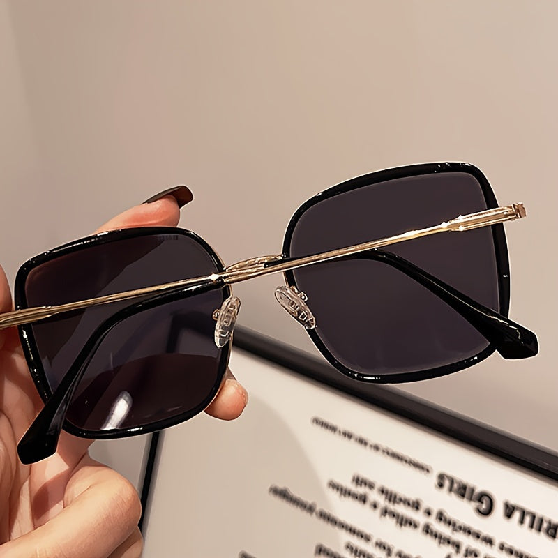 Градиентные квадратные солнцезащитные очки для мужчин и женщин, антибликовое вождение, пляжный отпуск