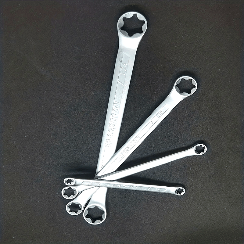 Juego de llaves hexagonales de doble cabeza universal de material Crv para herramientas de motocicleta