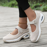 Women's Mesh Wedge Sneakers Breathable Cushion Walking Shoes Plus Size