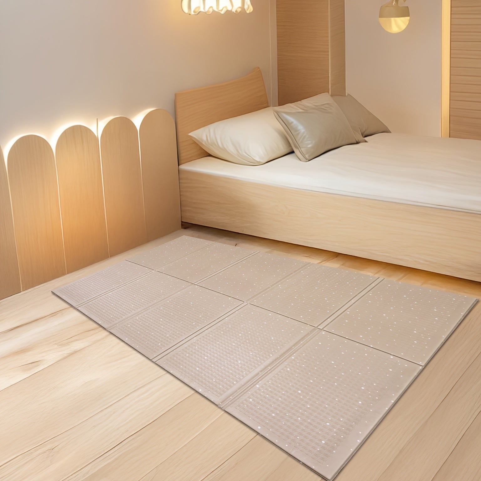 Foldable Play Mat for Crawling and Walking Non-Toxic Waterproof BPA Free Anti-Slip Extra Long