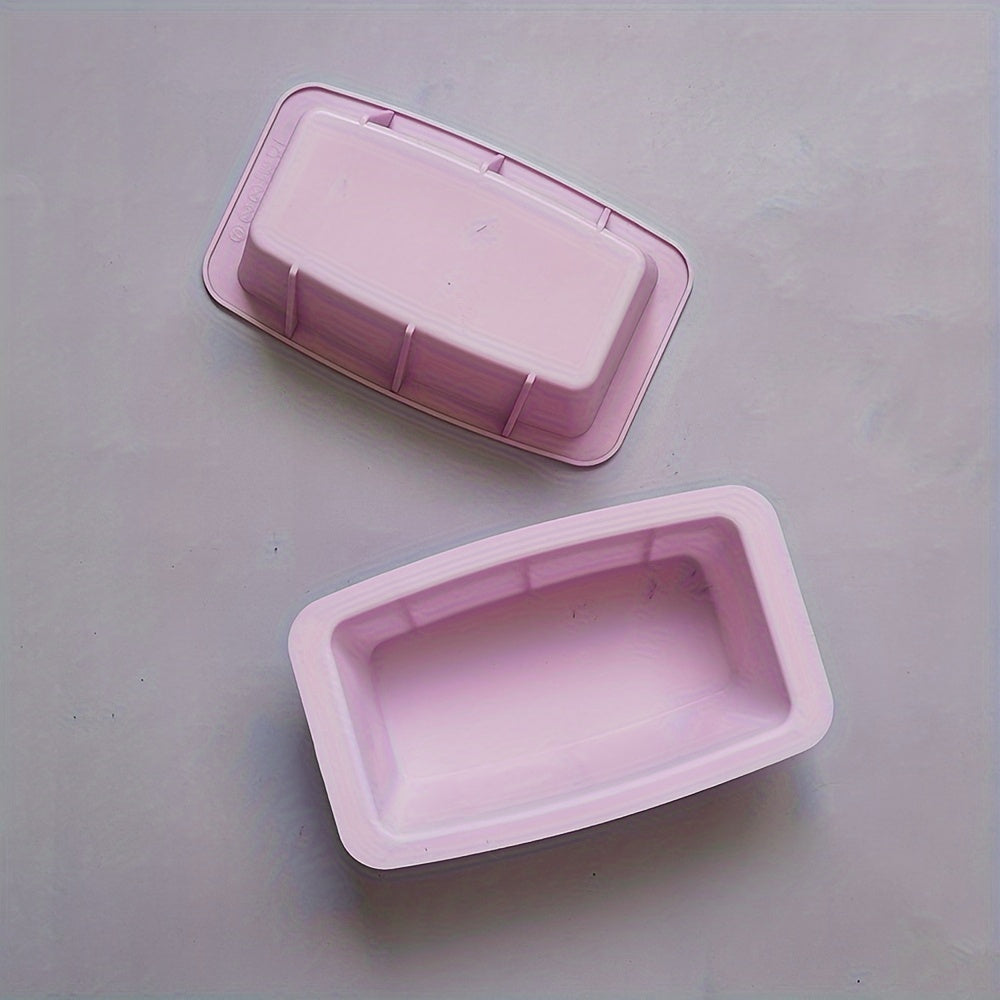 Mini Silicone Toast Mold Set of 3 Rectangular Bread Baking Pans for Pastry and Small Breads
