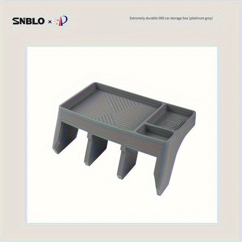 Silicone Storage Box for Car Interior Console Tray Behind Infotainment Screen