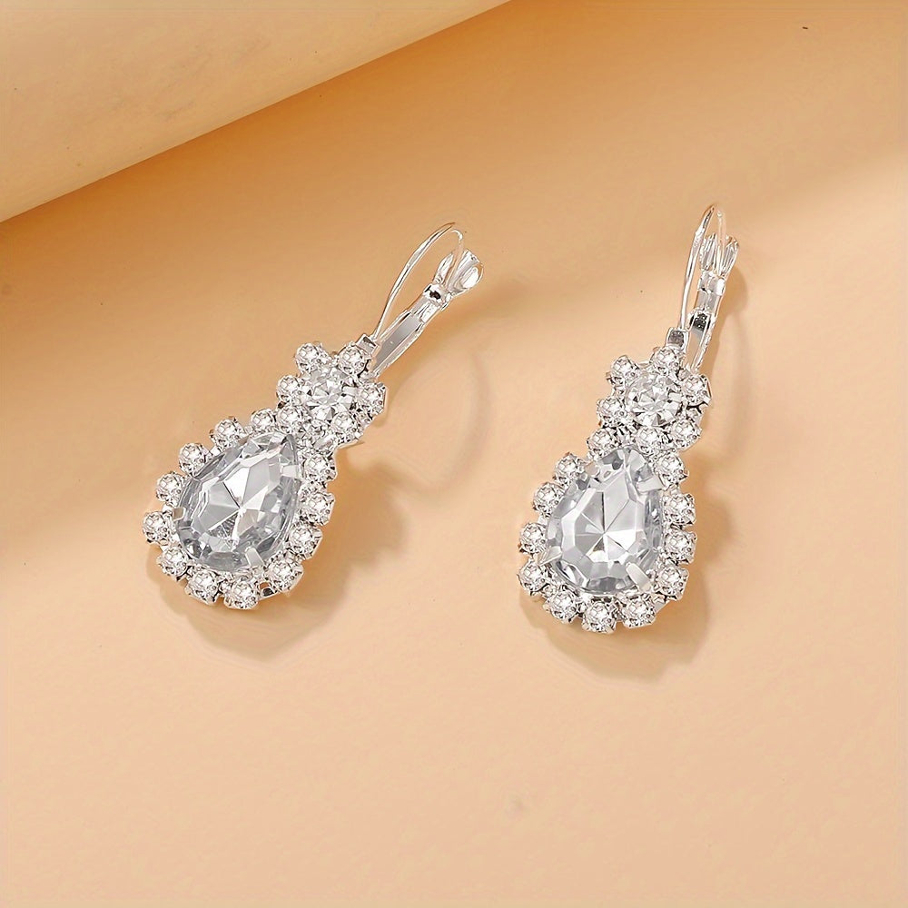 Women's Waterdrop Jewelry Set Necklace Ring Earrings Fashion Daily Vacation Gift