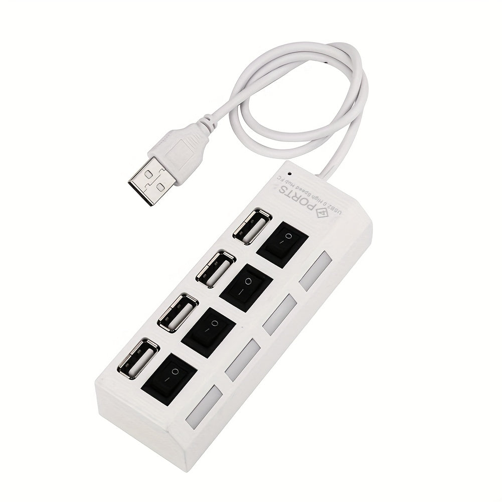 Universal USB Hub 4/7 portli kompyuter sichqonchasi, klaviatura, xotira kartasi uchun o'tkazgich