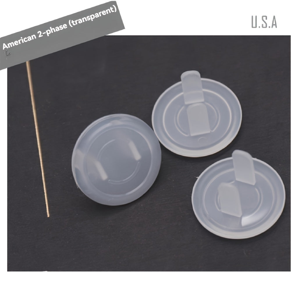 Bolalar xavfsizligi elektr teshiklari uchun shaffof, xavfsiz rozetkalar qoplamalari, uch teshikli