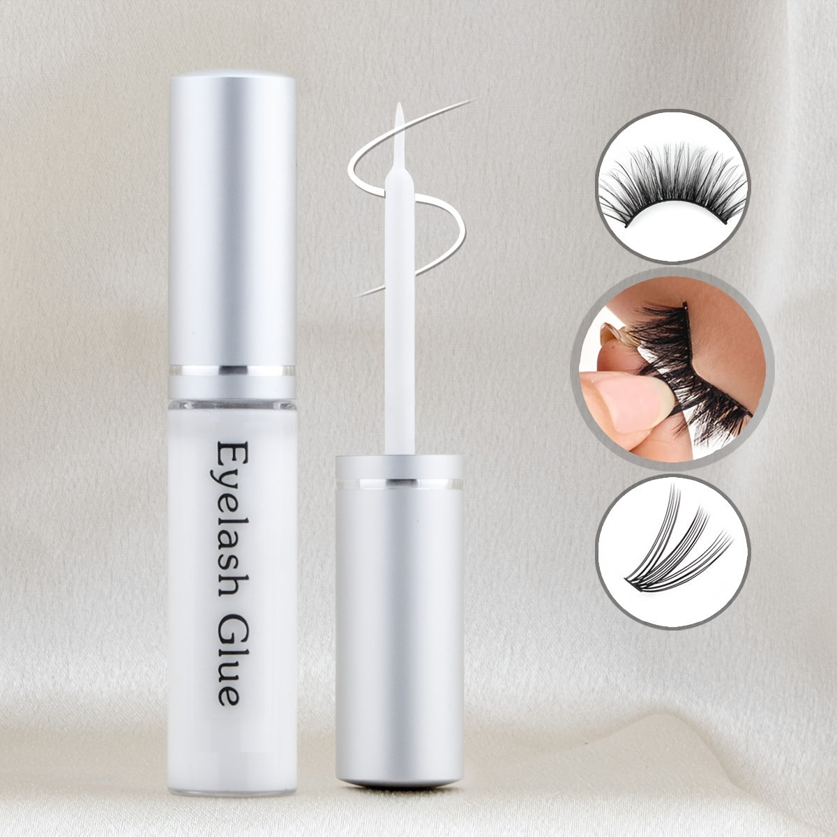 Waterproof Unscented Eyelash Glue for False Lashes Long Lasting Up to 24 Hours