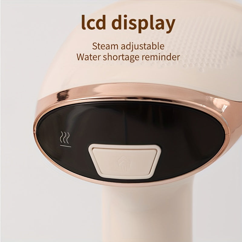 15 soniyada tez isitish uchun kuchli bug' bilan chuqur kirish uchun mo'ljallangan, matolardan burmalarni olib tashlash uchun ideal bo'lgan 1500W portativ kiyim bug'lagichi.