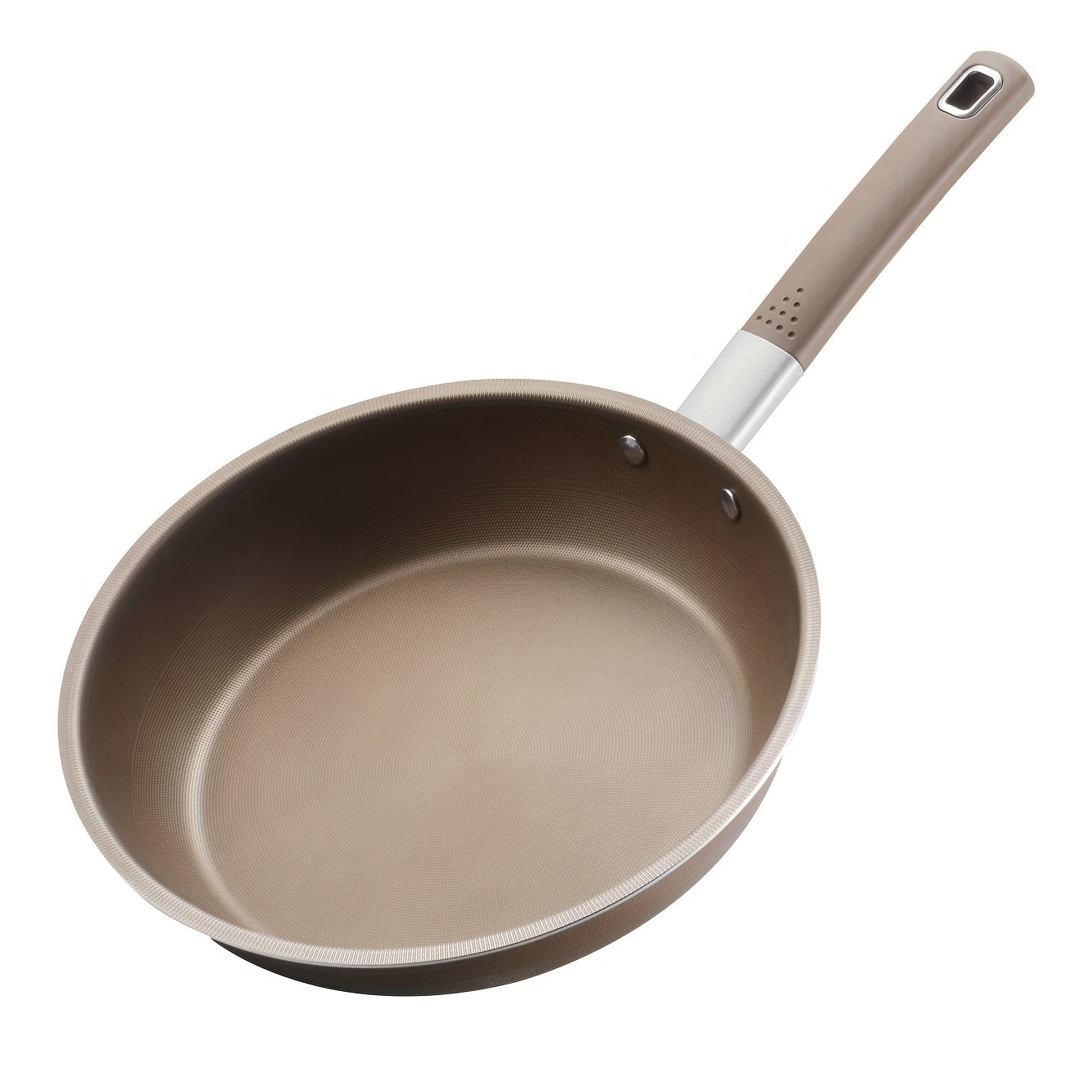 Stainless Steel Frying Pan and Wok Set with Non-Stick Pots 25.4cm 27.94cm
