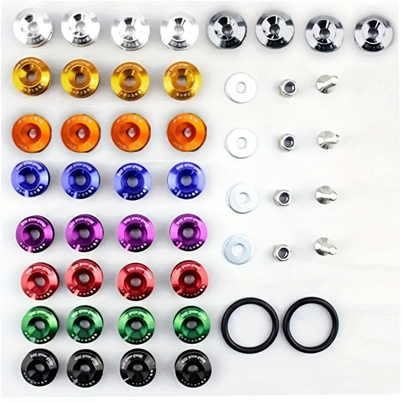 Car Bumper Fastening Buckle Nuts and Screws Reinforced Surrounding Circles