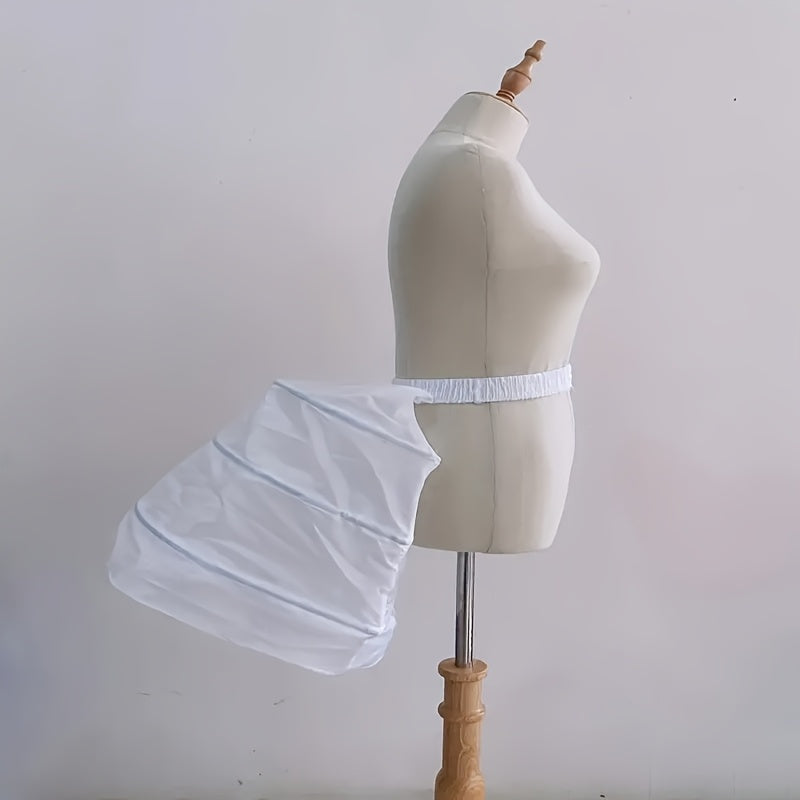 Vintage-Inspired Polyester Bridal Petticoat for Wedding and Banquet Support Hand Washable