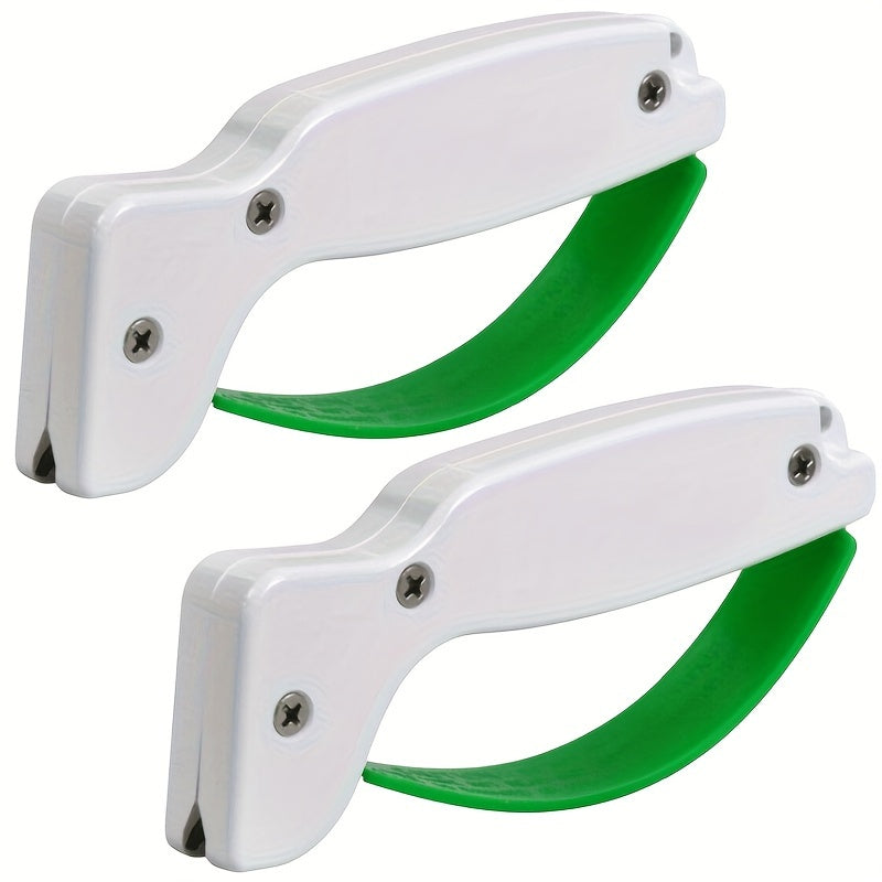 Knife Sharpener ABS Material Manual Blade Sharpener for Camping and Kitchen