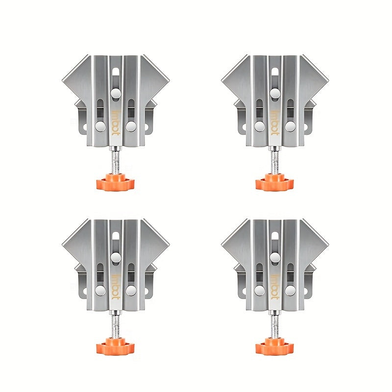 Burchakli vintli rostlash uchun sozlanadigan zanglamaydigan po'latdan yasalgan qisqichcha, apelsin tutqichli