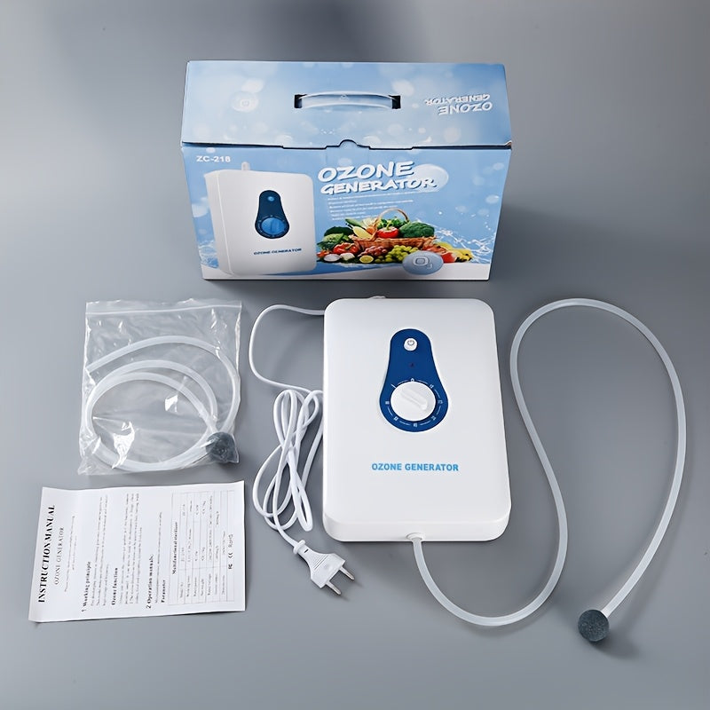 Generador de ozono portátil para aire, agua, fruta y ropa, con enchufe estándar europeo, ABS
