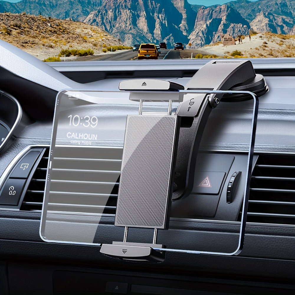 Soporte para coche en el tablero para teléfonos y tablets de 10-33cm ajustable