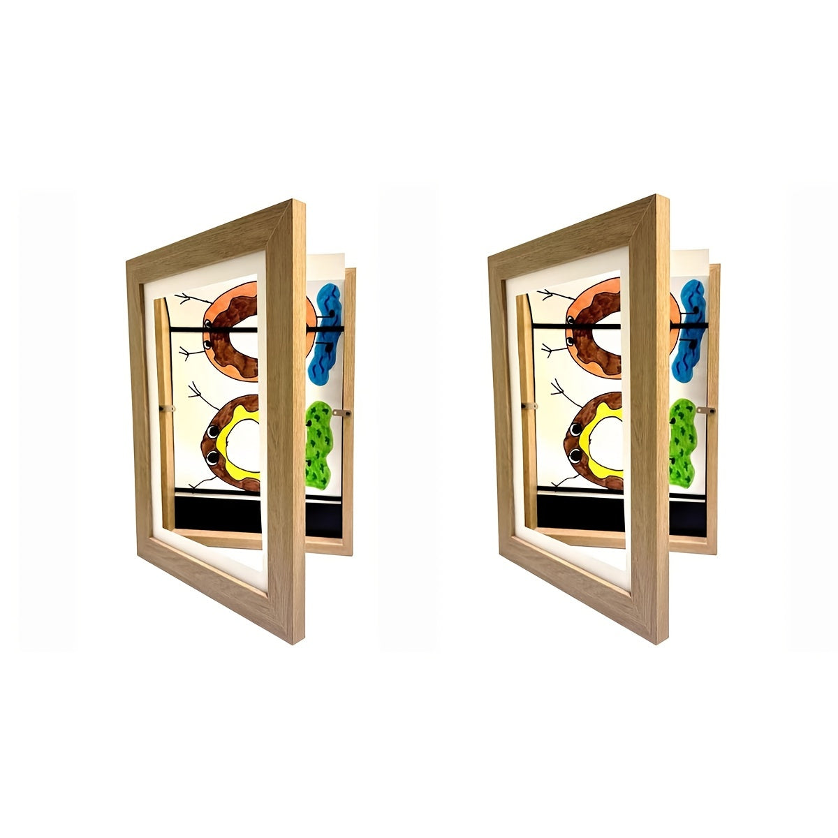 A4 devor san'ati ramkalari uy bezaklari va bayram sovg'asi uchun 2 ta to'plam