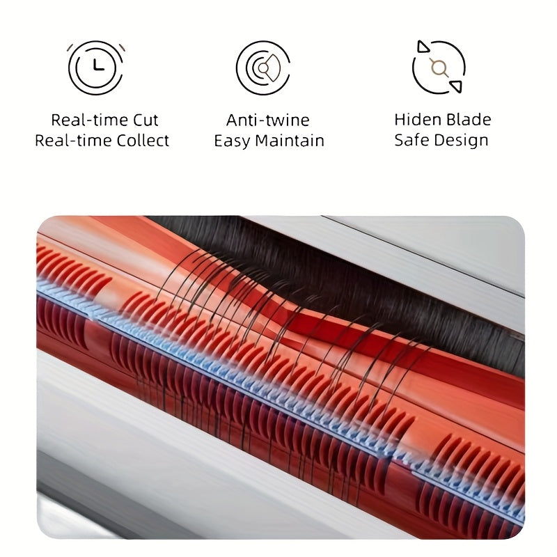 1 шт. запасная щетка для стрижки волос для робота-пылесоса Dreame, совместимая с L10s Ultra/L20 Ultra/L10s Pro Ultra/X30 Ultra/L30 Ultra/L40 Ultra, основная щетка с защитой от зацепов и застреваний