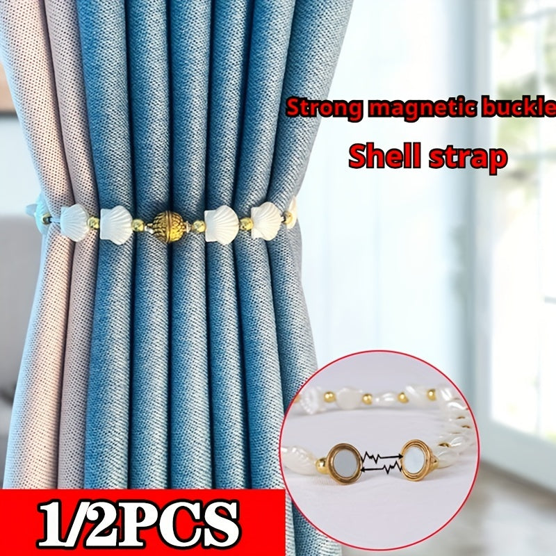 2 ta Magnit Pardalar Tashuvchisi - Uy Bezash uchun Ideal - Yotoqxona va Mehmonxona Bezash uchun - Ushbu Pardalar Tashuvchilari Bilan Uyingizni Yaxshilang - Pardalarni Osonlik Bilan Qo'llab-quvvatlang