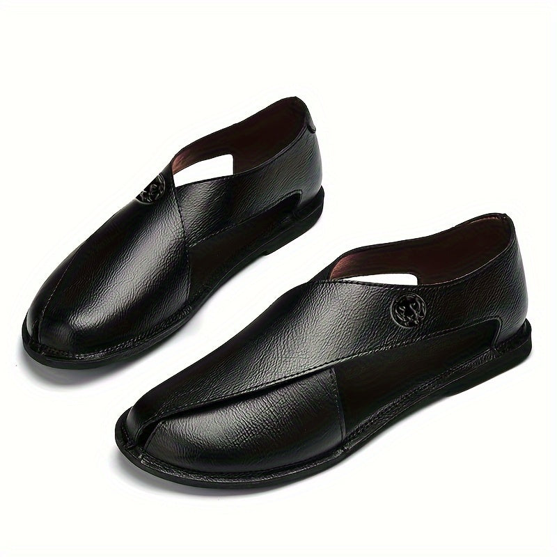 Men's Slip-On Sandals with Ventilation Holes for Casual and Beach Wear