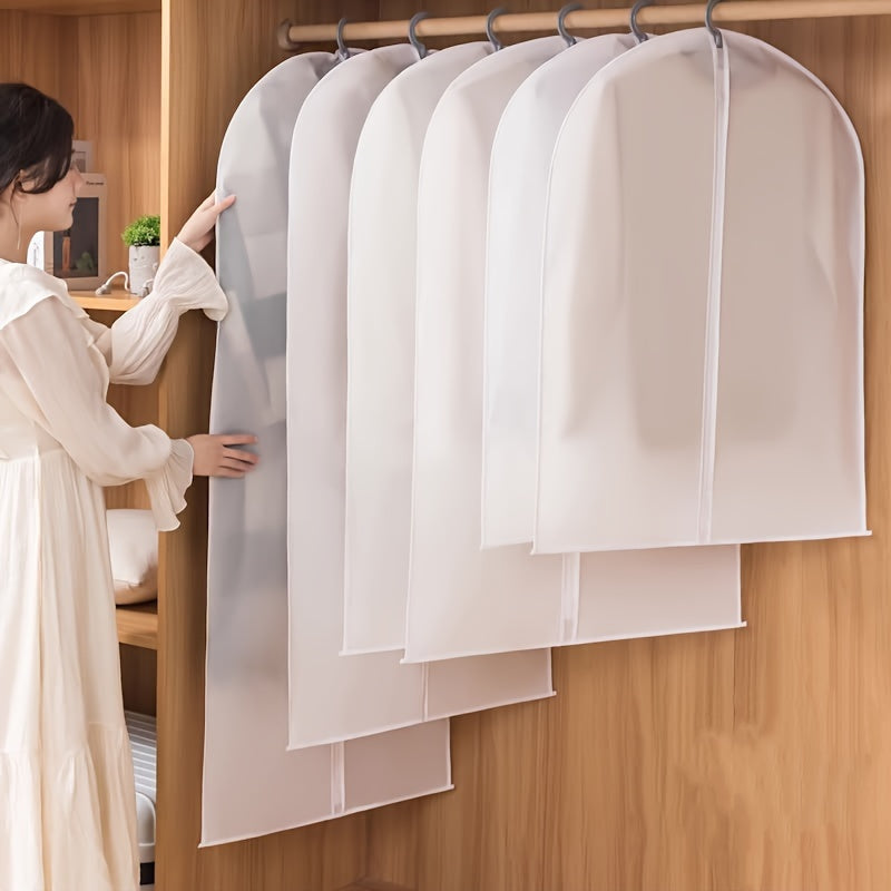 Juego de 5 fundas transparentes protectoras contra polvo para armario y dormitorio