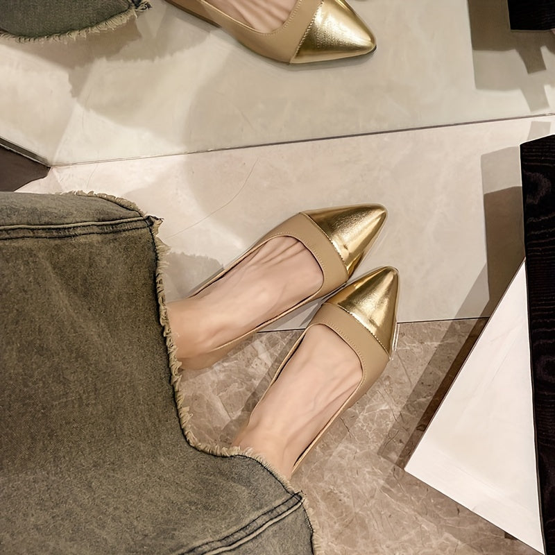 Women's Slip-On Pumps with Tassel Pointed Toe All-Season Polyurethane and Flannel