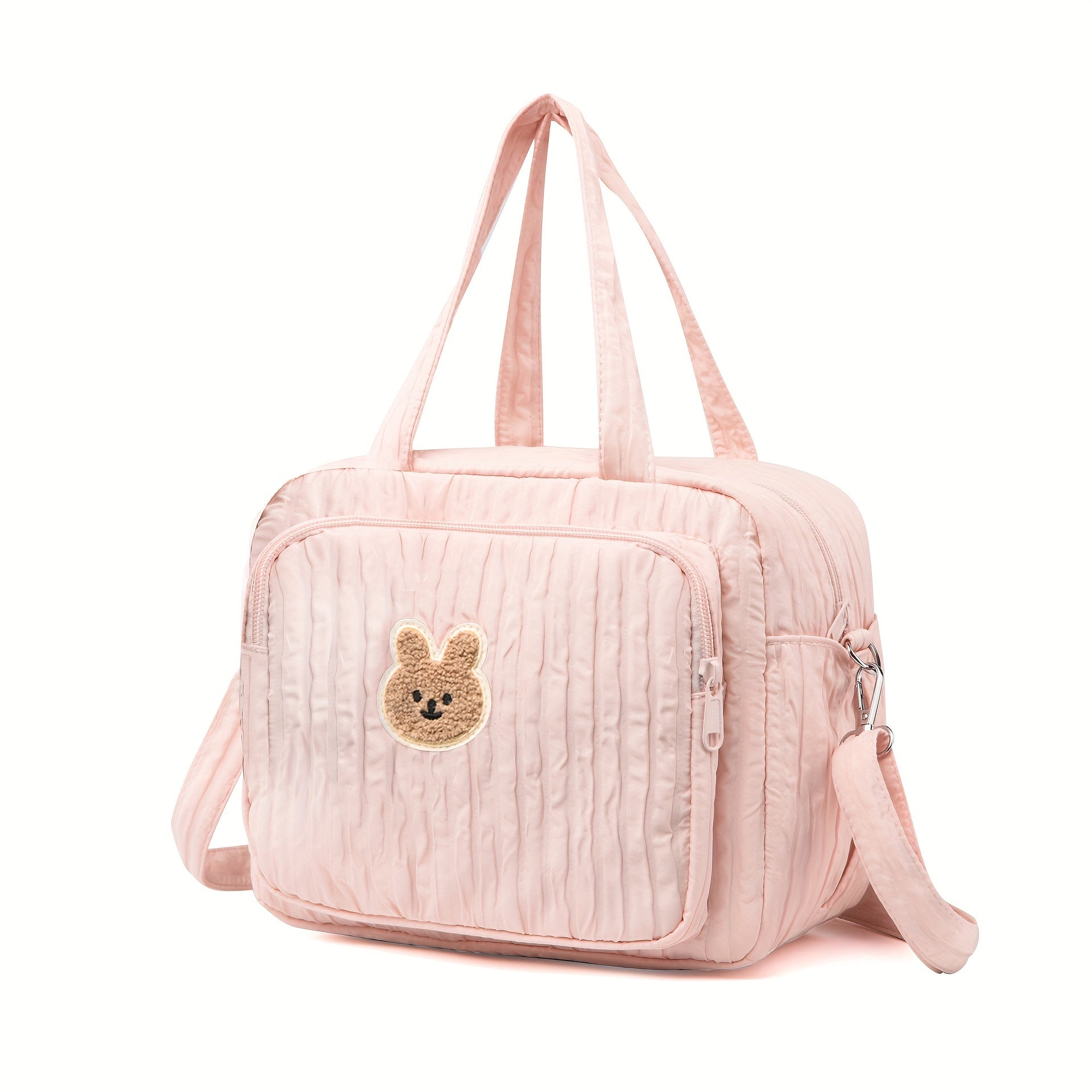 Bolso para pañales con correa cruzada para viajes y almacenamiento, esencial multifuncional para bebés