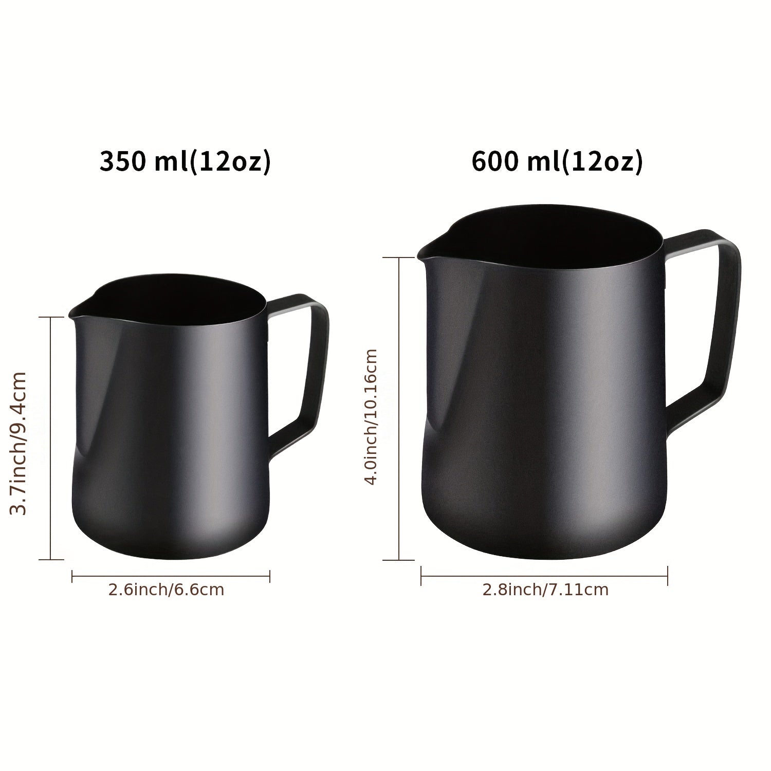 Taza de café de acero inoxidable de 20oz con espumador de leche y aguja para flor de extracción