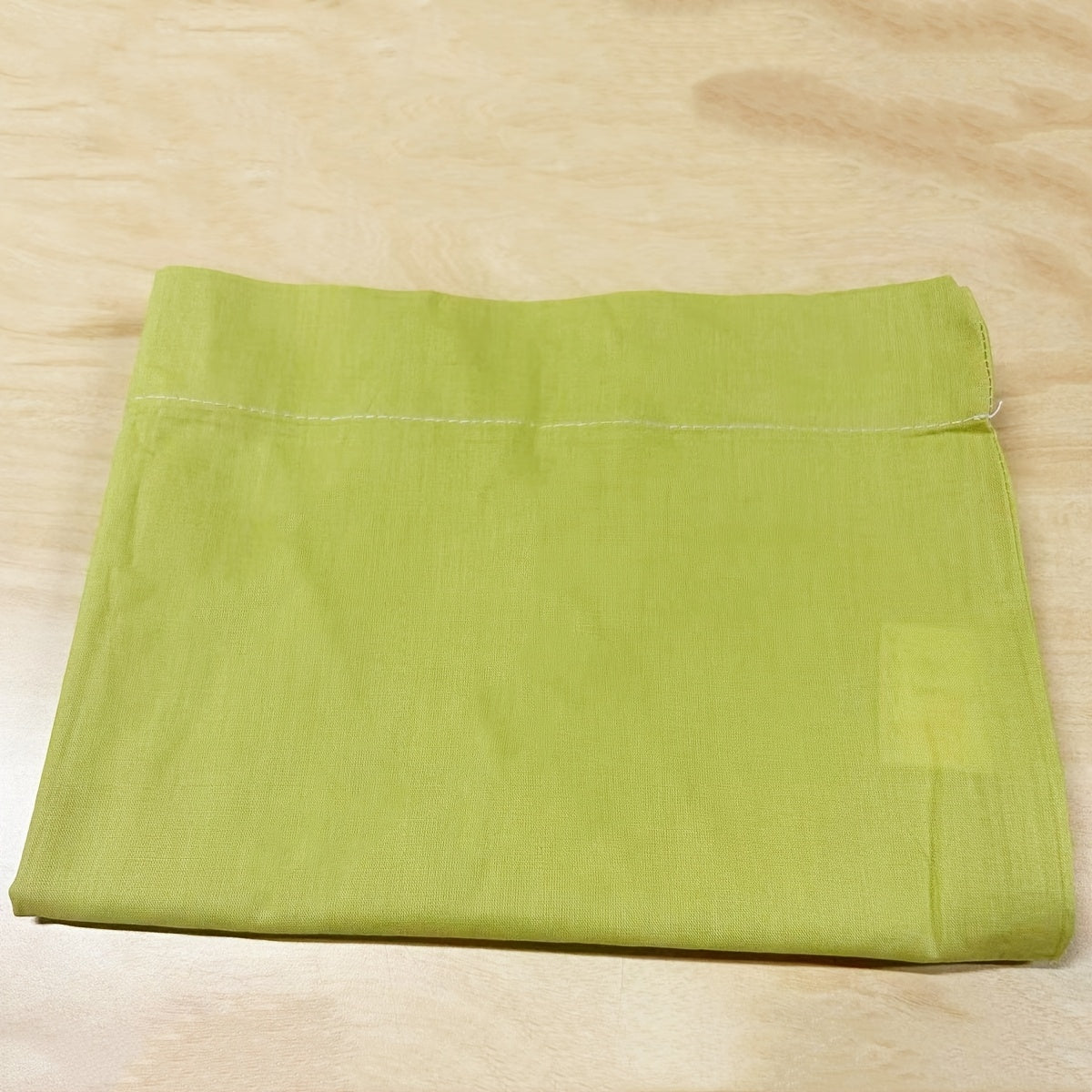 Standart o'lchamdagi organik yostiq qopqog'i, konvert yopilishi, 80-taqsimlangan to'qima - Yumshoq va nafas oladigan - Ranglar mavjud: Khaki, Bej, Burgundi, Dengiz ko'k.