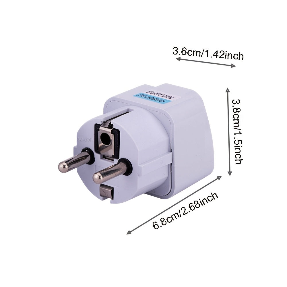 Adaptador de corriente universal para viajes para enchufes de EE. UU., UE, AU, JP, KR