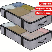 Collapsible Quilt Storage Bag Moisture-Proof Dust-Proof Organizer for Holiday Use