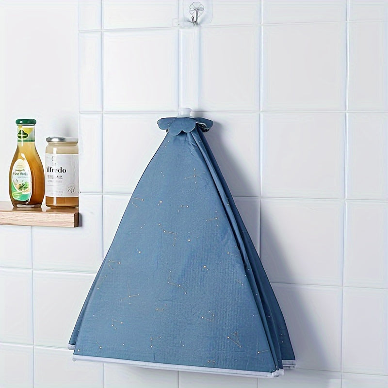 Изолированный складной защитный чехол для еды с узором снежинок для больших круглых столов, идеально подходит для домашнего обеда и защиты пищи от пыли.