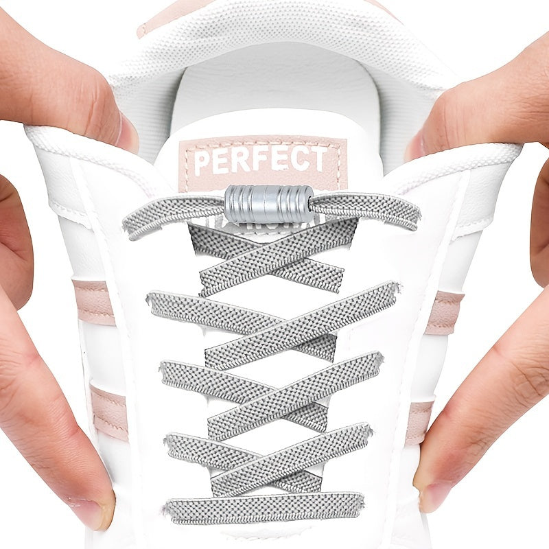 Unisex Elastic Shoelaces With Buckles For Men Women Color Capsule Pack