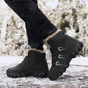 Women's Winter Snow Boots Slip-On Cold Weather Non-Slip EVA Black