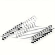 Metal Pants Hangers with Clips Pack of 10 or 20 Heavy Duty Slim Skirt Hangers
