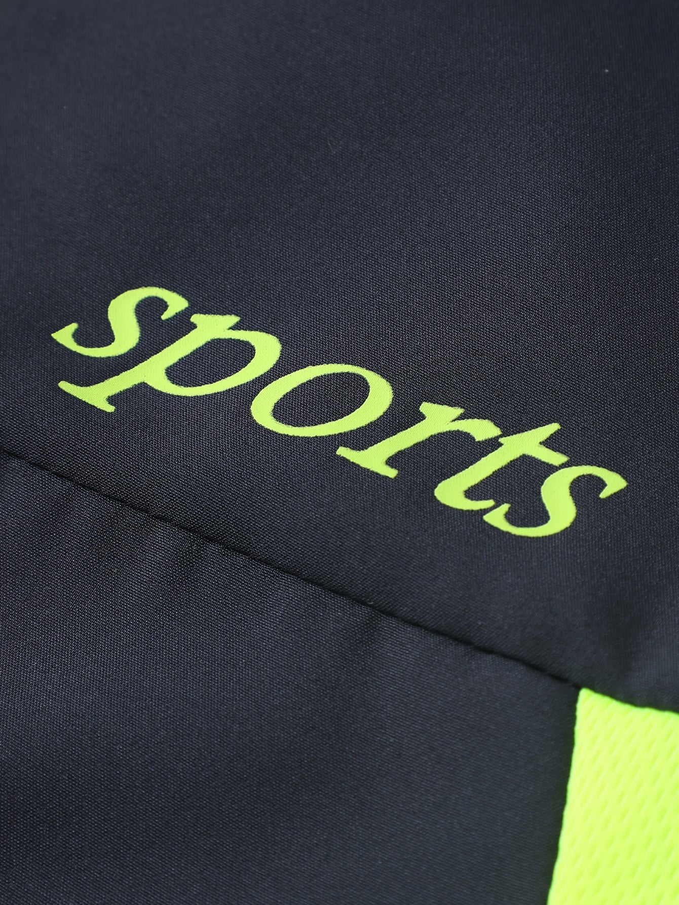 Men's Color Block Polyester Tracksuit Set with Zipper Jacket and Pants