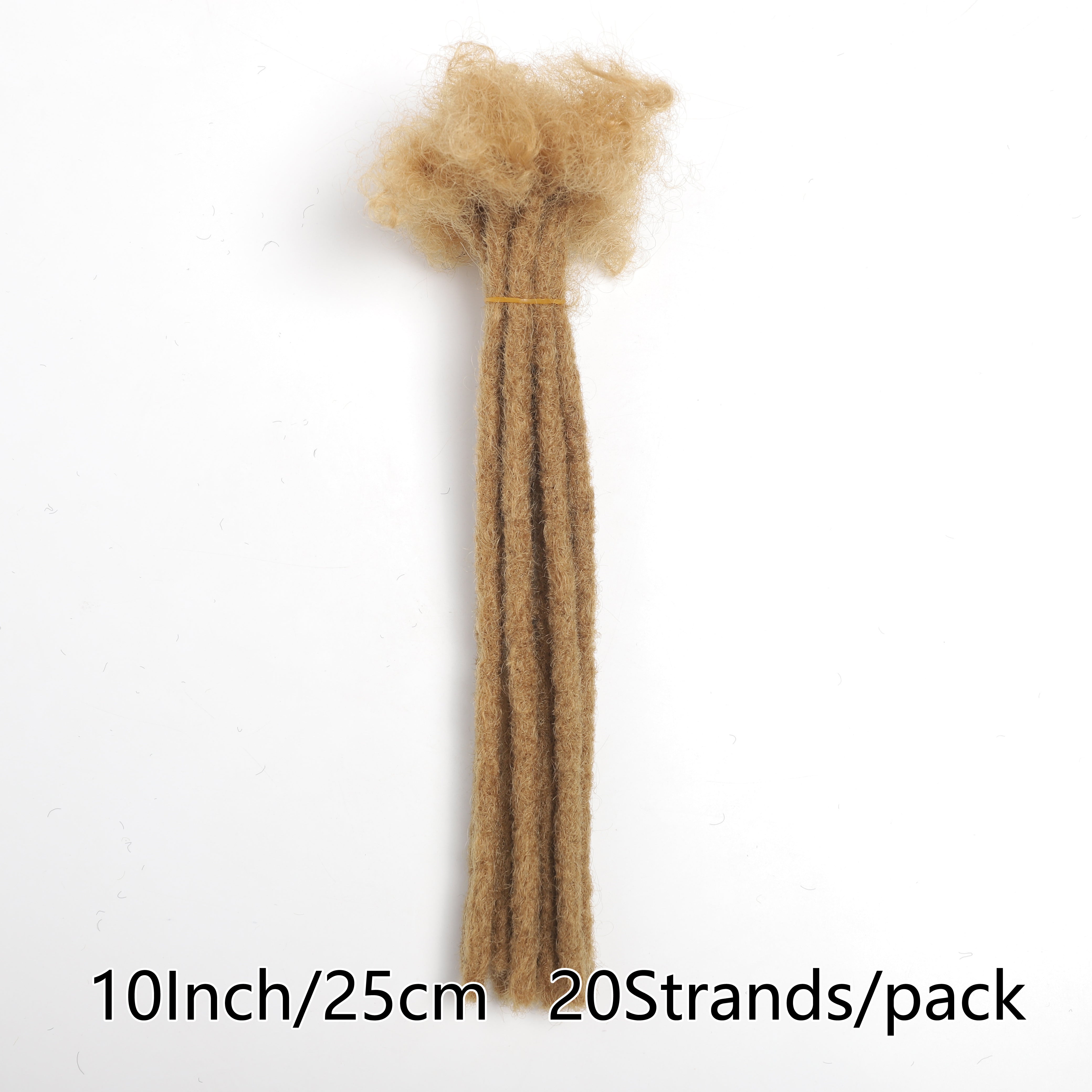 10-Inch Synthetic Loc Dreadlocks Extensions 20 Strands Afro Kinky Style