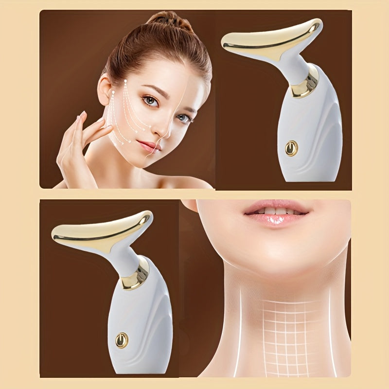 Uyda yuz massaji uchun portativ, ixcham go'zallik asbobi, batareyalar bilan - Lucky Winner