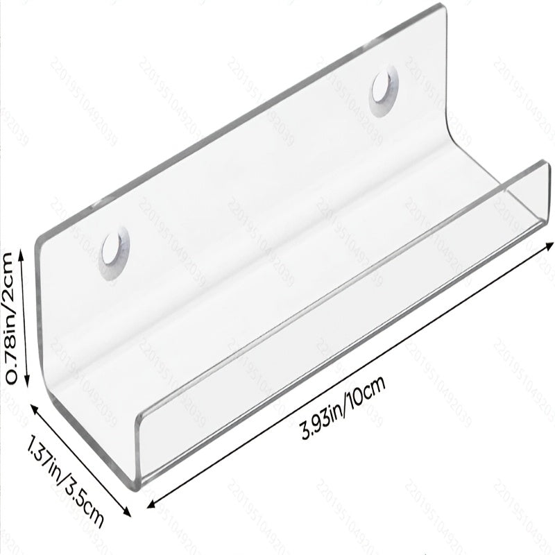 Vinil Qaytarmalar Uchun Devorga O'rnatiladigan Stend To'plami 4, 6 va 8 Dona, 10.16 sm Vinil Qaytarmalar Uchun Shaffof Akril Stend, Yotoqxona, Oila Xonasi, Do'kon va Uy Dekoratsiyasi Uchun Zamonaviy Ko'rsatish va Albom Ramkasi
