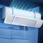Universal Wall-Mounted Wind Deflector for Air Conditioning Adjustable Plastic