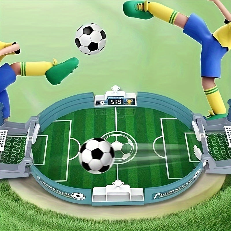 Giant Table Football Game for Kids and Adults Durable Plastic Dual Player Board Game for Interactive Play