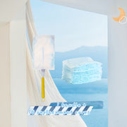 10 ta bir martalik almashtirish matolari va uy, mebel, avtomobillar, klaviaturalar va boshqalarni tozalash uchun qo'l bilan ishlatiladigan cho'tkasi bilan statik chang olib tashlash to'plami.