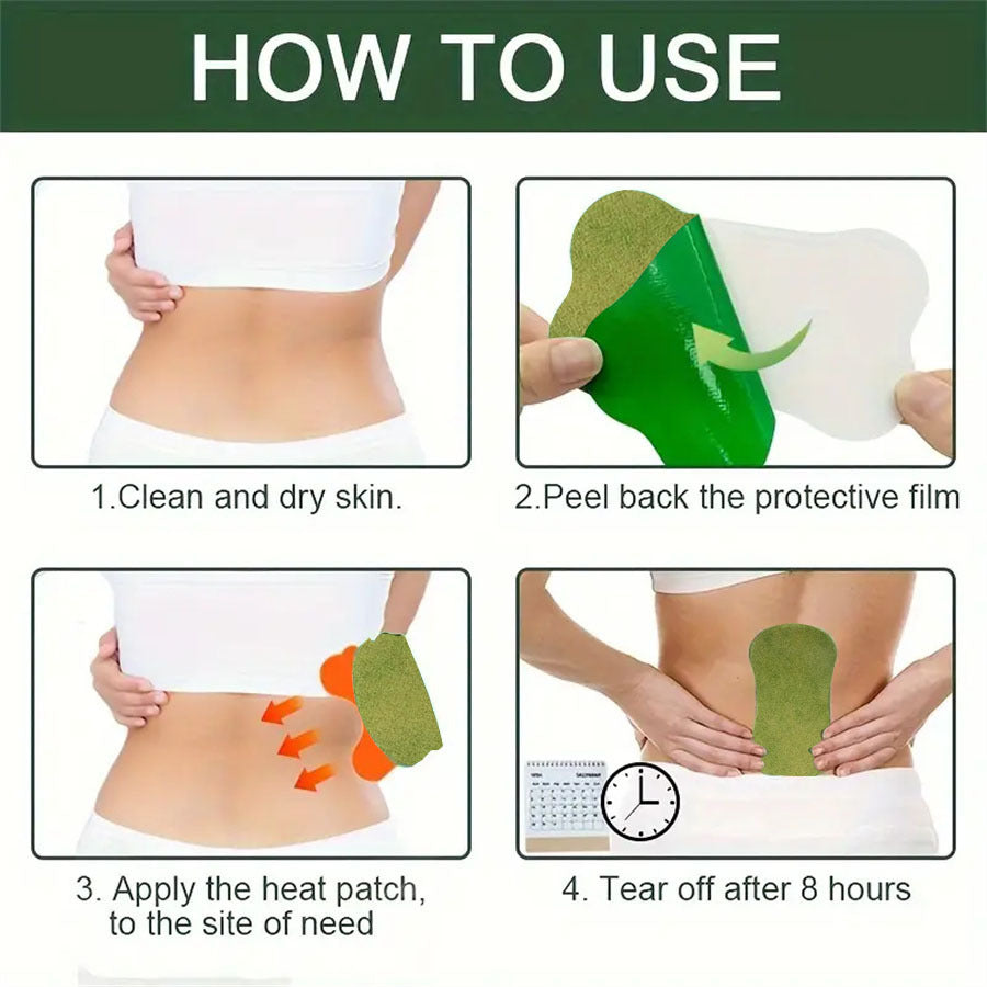 30/50 o'z-o'zidan yopishqoq o'simlik orqa plastinkalari belni qo'llab-quvvatlash uchun.