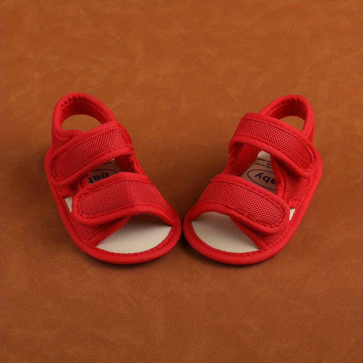 Kichkina qizlar va erkaklar uchun nafas oladigan tarmoq sandallari, ochiq barmoqli, sozlanadigan bahor va yoz poyafzali