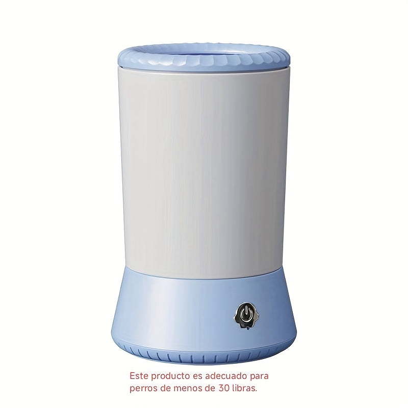 Portable Pet Paw Cleaner and Massager Pink USB Rechargeable for Dogs and Cats