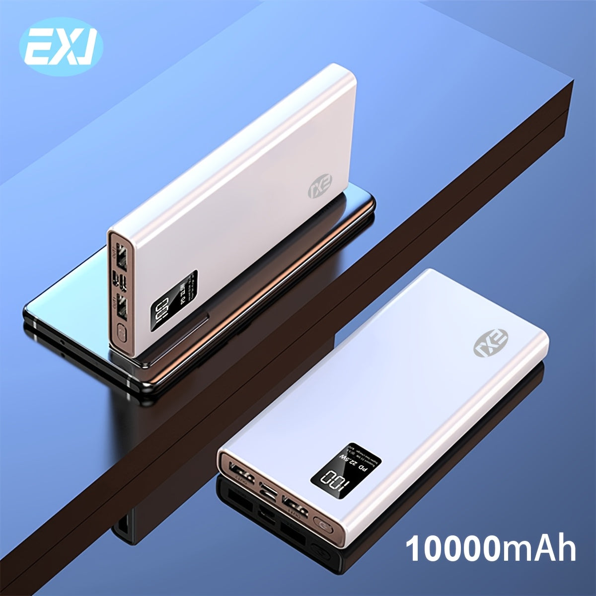 20000mAh Portable Power Bank with 22.5W Fast Charging, Dual USB-C QC PD, LED Display