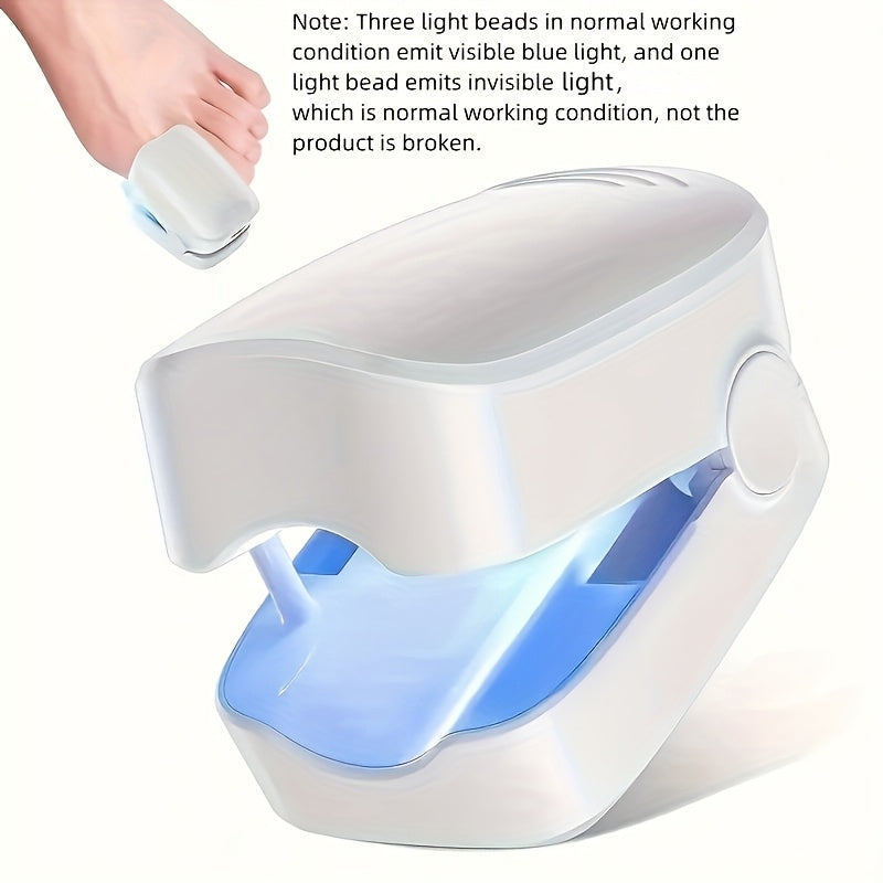 Rechargeable UV LED Nail Care Device with USB Charging for Relaxation