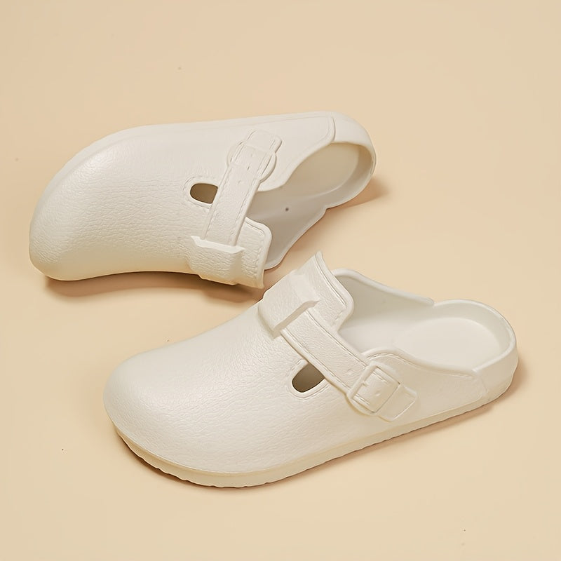 Unisex Breathable Closed-Toe Surgical Shoes Anti-Slip Indoor Clogs Beige Pink Black