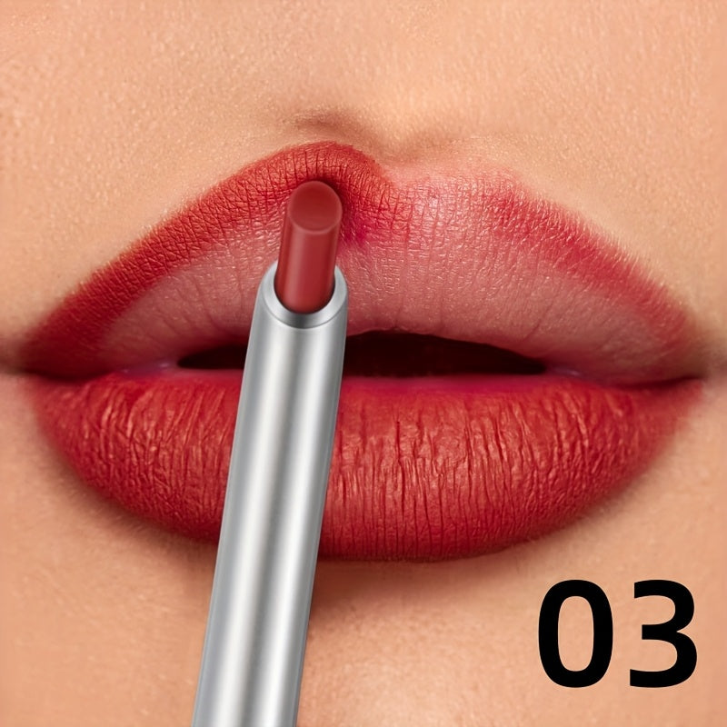 Women Waterproof Matte Lipliner Pencil Red Contour Long Lasting Lipstick