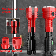 24-In-1 Faucet Repair Tool Set Carbon Steel Red Black Kitchen Bathroom