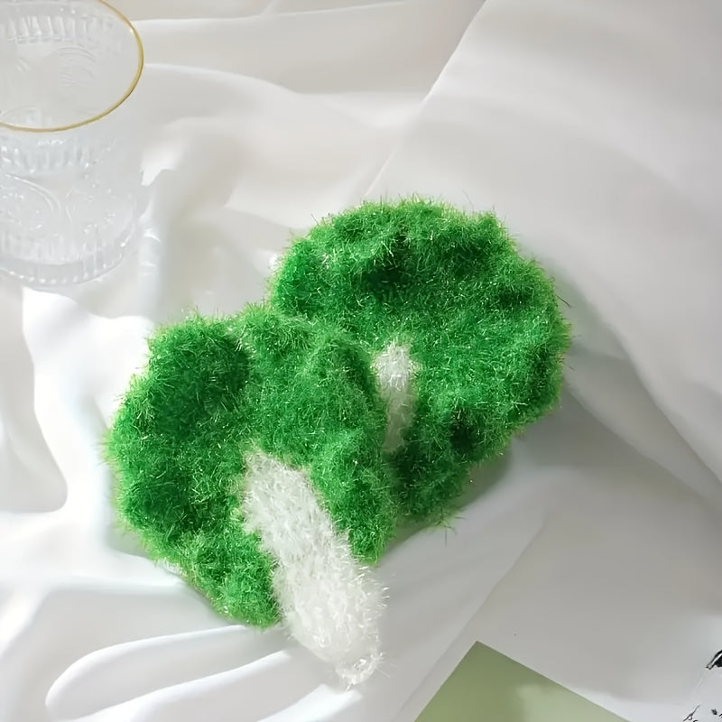 3 ta oshxona tozalash cho'tkasi to'plami, polyester idish yuvish cho'tkasi, yog'li bo'lmagan to'qilgan dizayn