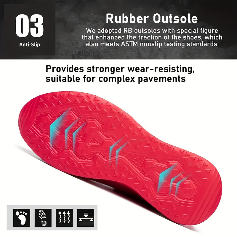 Women's Steel Toe Safety Shoes Anti-slip Anti-puncture Work Shoes